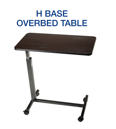 H-BASE OVERBED TABLES